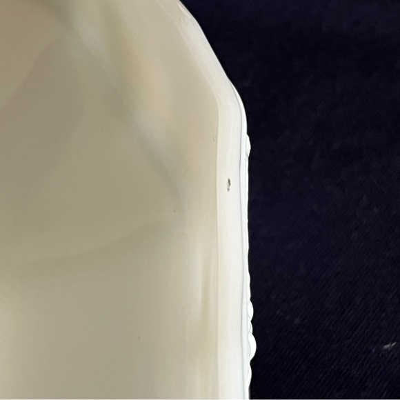 Vintage Footed Milk Glass Bowl - Picture 9 of 11